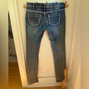 NWOT Cowgirl Tuff Ladies Night Out Straight Western Jeans W28